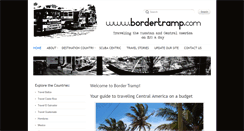 Desktop Screenshot of bordertramp.com
