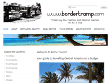 Tablet Screenshot of bordertramp.com